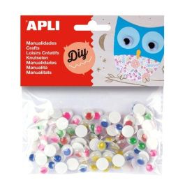 Apli Ojos Móviles Pupila Color Redondos Adhesivos, Surtido de Colores, Bolsa de 100 Unidades Precio: 1.49999949. SKU: B18BFQVLMF