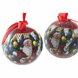 Bolas de Navidad DKD Home Decor Papá Noel PVC (7 pcs) (7.5 x 7.5 x 12 cm)