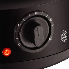 Russell Hobbs 26530-56 Vaporera Compacta 7L con 3 Cestas, 400W, Color Negro y Translúcido, Apagado Automático