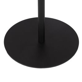 Mesa auxiliar 40 x 40 x 85 cm Negro Crema Hierro