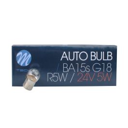 Lámpara M-Tech Ba15S R5 W 24 V-5 W G18 cLear | 10 Unidades MTECZ930