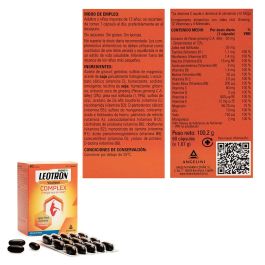 Leotron Complex Cápsulas 60u Jalea Real Ginseng 12 Vitaminas 4 Minerales