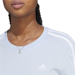 Camiseta de Manga Corta Mujer Adidas ID0008 Azul claro (2XS)