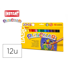 Instant Tempera Sólida en Barra Playcolor Pocket Escolar Caja de 12 Colores Surtidos Precio: 14.49999991. SKU: S8415583