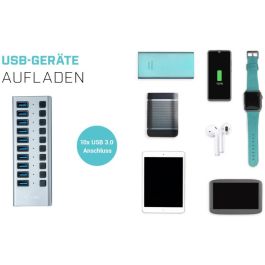Hub USB i-Tec U3CHARGEHUB10