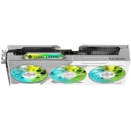 ASRock RX 9060XT Steel Legend 8GB GDDR6 OC con 3 Ventiladores PCI Express x16 5.0