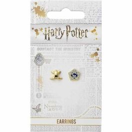 THE CARAT SHOP Pendientes Chocolate Frog Harry Potter Chapados en oro