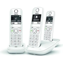 Gigaset AS690 Trio Blanco Teléfono Fijo Inalámbrico Manos Libres Bloqueo de Llamadas Pantalla Ultralegible Directorio 100 Contactos Diseñado en Alemania Precio: 97.88999946. SKU: B12PNDXMRA