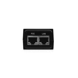 Ubiquiti 24VDC @ 0.5A, RJ-45 Adaptador PoE Ethernet con Protección ESD y Compatibilidad airGateway - POE-24-12W-G