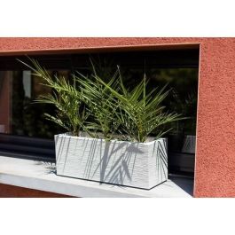 EDA PLASTIQUE Balconniere Graphit Up - 25 L - 59 x 19.5 x 22.8 cm - Blanco encalado EDA PLASTIQUE Balconniere Graphit Up - 25 L - 59 x 19.5 x 22.8 cm - Blanco encalado