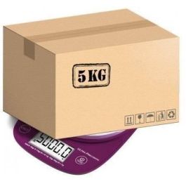 Little Balance LIT3760240784654 Báscula de Cocina Digital LB 5000 Pro Acero Inoxidable Ultraprecisión USB Reparable