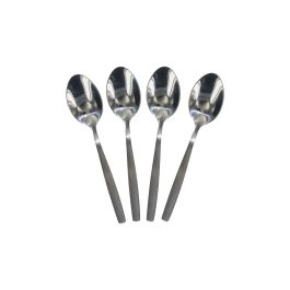 Home Deco Factory Cubertería 16 Piezas Acero Inoxidable Mango Cepillado