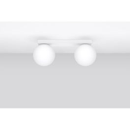 SOL Lámpara de Techo YOLI 2 SOL-SL.1147 Lámpara colgante de diseño esférico blanco/negro para salón, comedor, dormitorio estilo escandinavo moderno loft