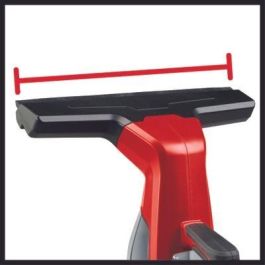 Einhell Limpiacristales a Batería BRILLIANTO, Inalámbrico 18V, Negro/Rojo - Para Ventanas y Superficies Lisas