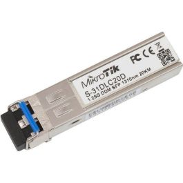 MikroTik S-31DLC20D Transceptor SFP 1.25G 1310nm 20km Fibra Monomodo Conector LC Dual DDMI Precio: 35.50000003. SKU: B1D7VGFQX5