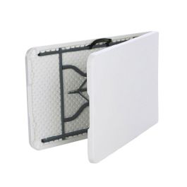 Mesa Plegable Lifetime Blanco 245 x 74 x 76 cm Acero