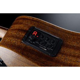 Lag Guitarra Acústica Dreadnought Cutaway Tramontane 170 A/E Natural con Tapa de Cedro, Fondo y Aros de Khaya, Acabado Satinado y Electrónica Astro-Lag