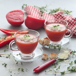 Lav Set 6 Tazas con Asa 95 cc Espresso | Material Cerámica | Colección Taza Lav | Medidas 8x6.5x6.5 cm (12 Cajas)