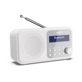 Sharp DR-P420 Radio Portátil Digital Blanco con DAB, DAB+, FM, Bluetooth 5.0 y Batería de 16h Sharp DR-P420 Radio Portátil Digital Blanco con DAB, DAB+, FM, Bluetooth 5.0 y Batería de 16h