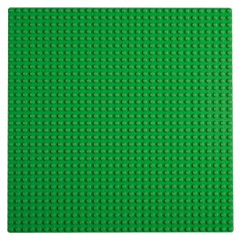 LEGO Classic Base Verde, Juego Construcción, 4+ Años, 1 Pieza, Plástico, Multicolor
