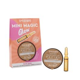 Flor De Mayo MINI MAGIC GLOW FACE LOTE Set Cosmética Facial con Mascarilla Arcilla Blanca y Ampolla Vitamina C Piel Radiante 2 piezas Precio: 2.95000057. SKU: S05108766