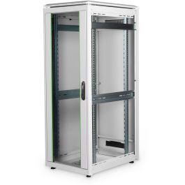 Digitus Armario de Red Unique 32HE 1609x600x800mm, Rack Independiente, 800kg, Puertas Vidrio/Acero, Gris IP20