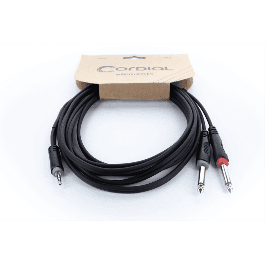 Cable Y Mini-Jack Estéreo / 2 Jacks Mono 5 M Cable Y Mini-Jack Estéreo / 2 Jacks Mono 5 M