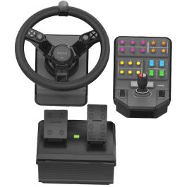 Logitech 945-000062 Volante + Pedales para PC, Controlador de Simulación Agrícola Farm Sim Controller para PC