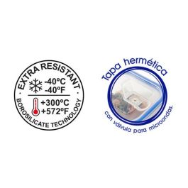 Quttin Fiambrera Redonda Hermética 15.5 cm 650 cc (6 Unidades)