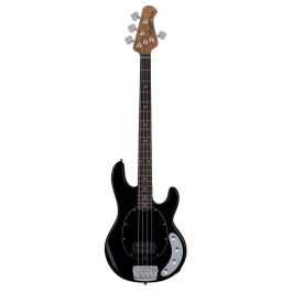 Sterling StingRay Ray34 Bajo Eléctrico, Icónico Roadster, Pastillas Alnico Humbucking, Ecualización 3 bandas - Negro