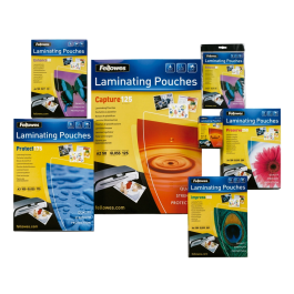 Fellowes Fundas Plastificar Brillo DIN A4 80 mc Pack 25 Unidades