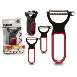 Set de Cuchillos Peladores Acero Polipropileno Plástico (3 pcs) Precio: 2.50000036. SKU: B1KA5EALJH