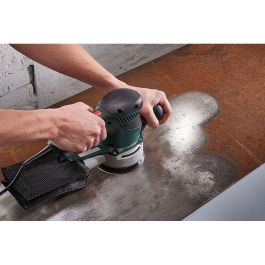 Wolfcraft Disco de Lija Multiorificio para Lijadora Excéntrica Ø125mm Grano 80