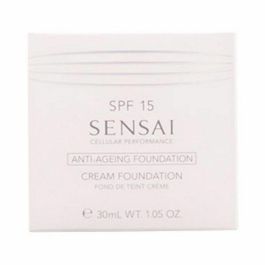 Sensai Base de Maquillaje en Crema #CF22 Beige Natural 30 ml – Antiedad, SPF 15, Unifica el Tono, Disimula Manchas