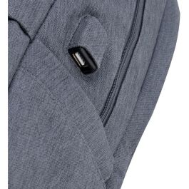 Rivacase 7567 Mochila Portátil 17.3 Pulgadas Prater - Protección Antirrobo, Carga USB, Gris Oscuro