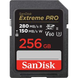 SanDisk SDSDXEP-256G-GN4IN Tarjeta de Memoria SDXC 256GB UHS-II U3 V60 Clase 10 - Lectura 280MB/s, Escritura 100MB/s Precio: 121.49999983. SKU: B13QFCPF49