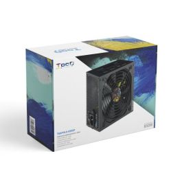 TooQ TQAPOLO-650SP Fuente de Alimentación ATX 650W con PFC Activo, Ventilador silencioso 140mm, Crossfire SLI