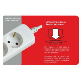 Regleta Silver Electronics 9623 Blanco