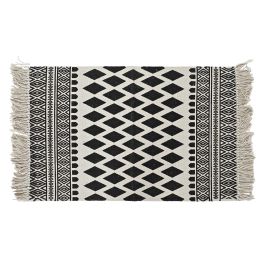 Alfombra Boho DKD Home Decor Blanco Negro 50 x 1 x 80 cm (4 Unidades) Precio: 20.50000029. SKU: B1A2F5V3TX