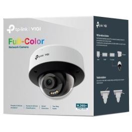 TP-Link S245 Cámara IP Omada InSight 4MP Full-Color, Lente 2.8mm, Exterior, PoE, IP67/IK10, Detección Movimiento