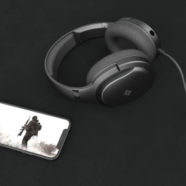 Nova Gaming Auriculares Borealis con cable para juegos - Micrófono desmontable, LED RGB - Negro - NOV3700527305837