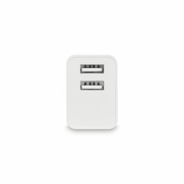 Cargador de Pared KSIX 2 USB 2.4A Blanco Cargador de Pared KSIX 2 USB 2.4A Blanco
