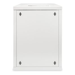 Digitus Carcasa Mural Compacta 9HE 254mm 10" con Puerta de Cristal Gris