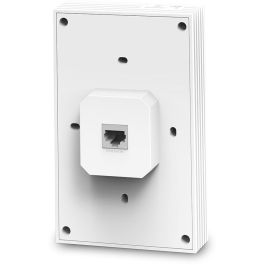 Omada AX3000 Punto de Acceso Wi-Fi 6 de Pared Doble Banda (2.4/5GHz), 574+2402 Mbps, 4 Puertos Gigabit, PoE, Omada SDN