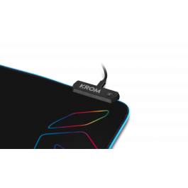 Alfombrilla Gaming con Iluminación LED Krom NXKROMKNTRGB