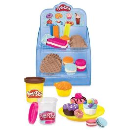 Hasbro F5836 Play-Doh Super Cafetería de Juguete con 8 botes plastilina y 20 accesorios para crear bebidas y postres, Edad +3 años