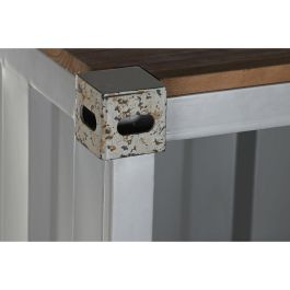 DKD Home Decor Estantería Vintage Contenedormar Gris con 2 Puertas, 2 Estanterías, Metal y MDF, Medidas 44 x 168.5 x 87 cm DKD Home Decor Estantería Vintage Contenedormar Gris con 2 Puertas, 2 Estanterías, Metal y MDF, Medidas 44 x 168.5 x 87 cm