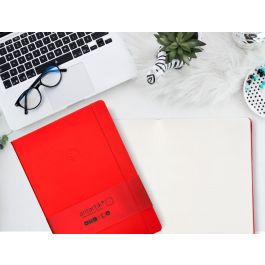 Cuaderno Con Gomilla Antartik Notes Tapa Dura A4 Hojas Puntos Rojo 100 Hojas 80 gr Fsc