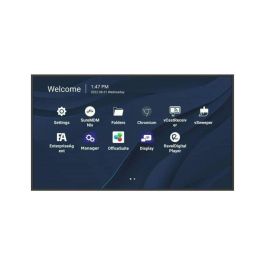 ViewSonic CDE6530 65" 4K UHD Pantalla LED Profesional para Cartelería y Presentación, Uso 24/7, Negro