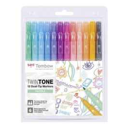 Rotulador Tombow Twintone Doble Punta Colores Pastel Estuche De 12 Precio: 18.8899997. SKU: B1HG8GVQ6R